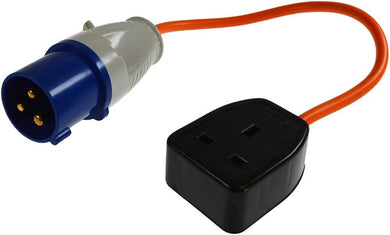 Caravan Campervan Converter 230V UK Hook Up Adapter with 3 Pin Socket