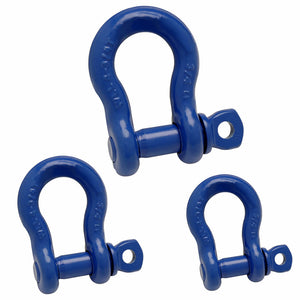 Bow Shackles 1/2(2.0T) 5/8(3.25T) 3/4(4.75T) 7/8(6.25T)